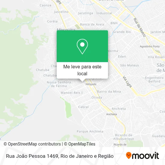 Rua João Pessoa 1469 mapa