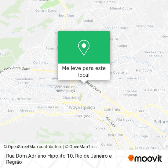 Rua Dom Adriano Hipolito 10 mapa