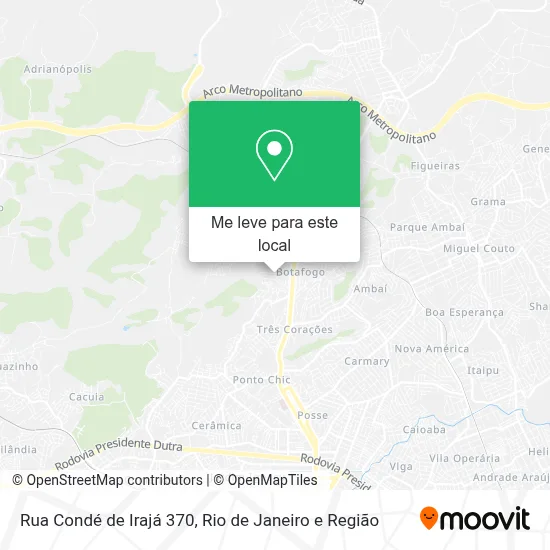 Rua Condé de Irajá 370 mapa