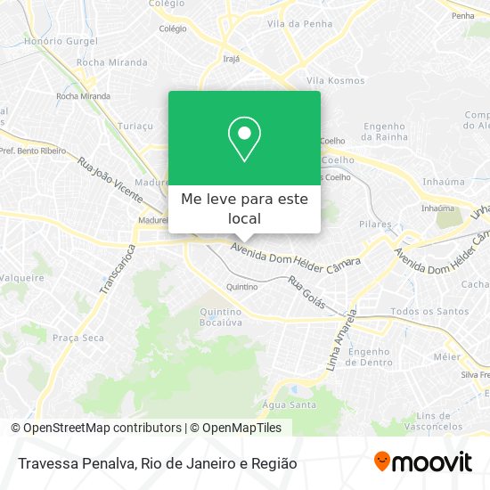 Travessa Penalva mapa