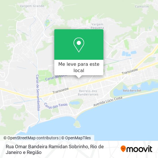 Rua Omar Bandeira Ramidan Sobrinho mapa
