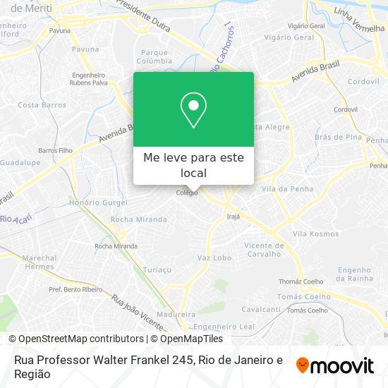 Rua Professor Walter Frankel 245 mapa