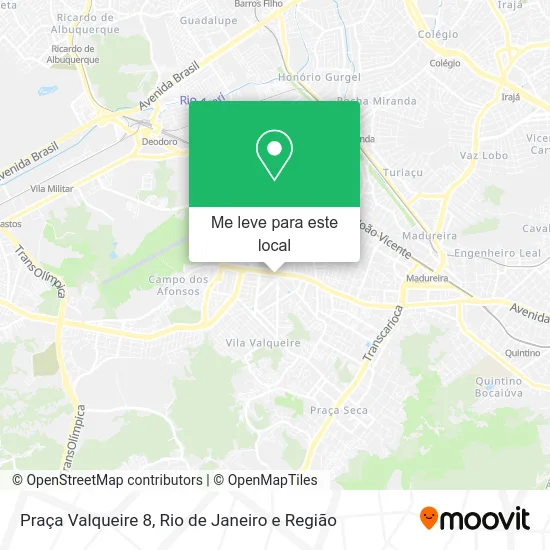 Praça Valqueire 8 mapa