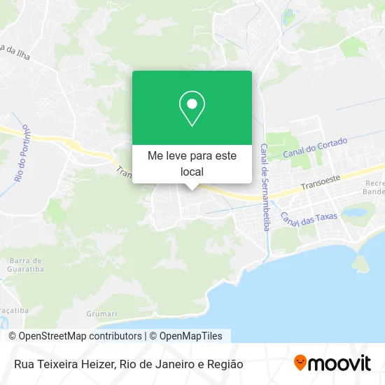 Rua Teixeira Heizer mapa