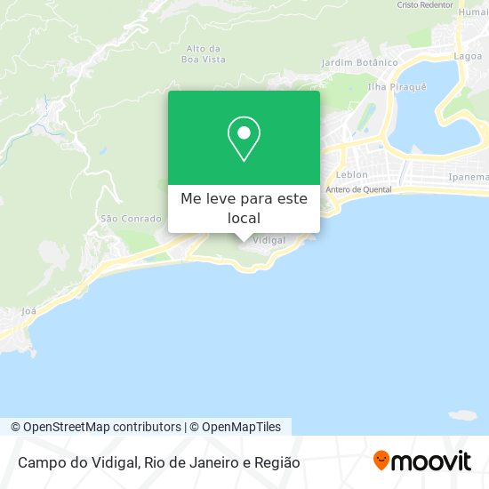 Campo do Vidigal mapa