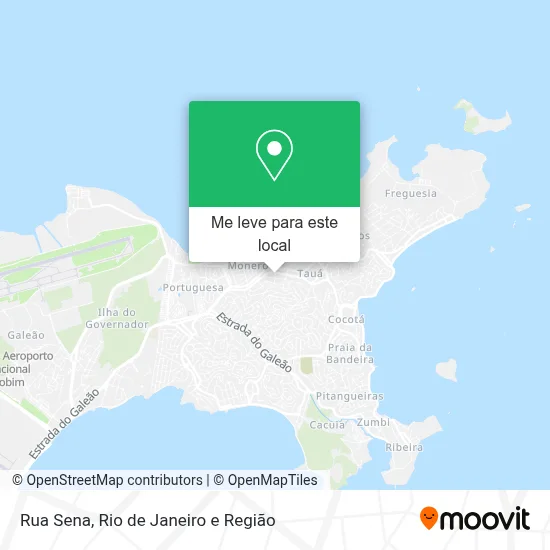 Rua Sena mapa
