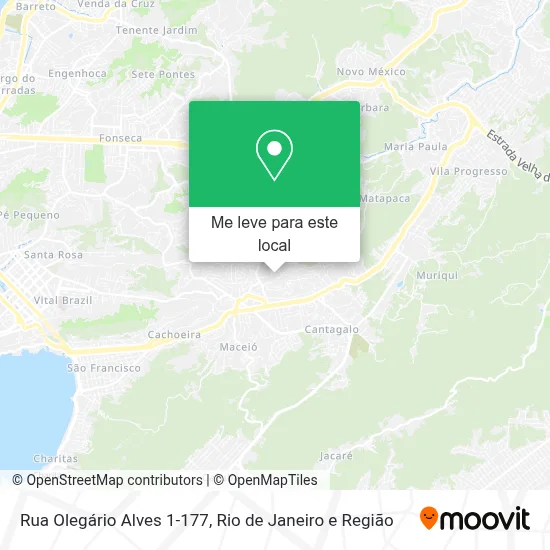 Rua Olegário Alves 1-177 mapa