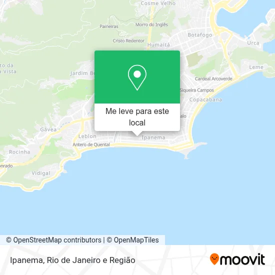 Ipanema mapa