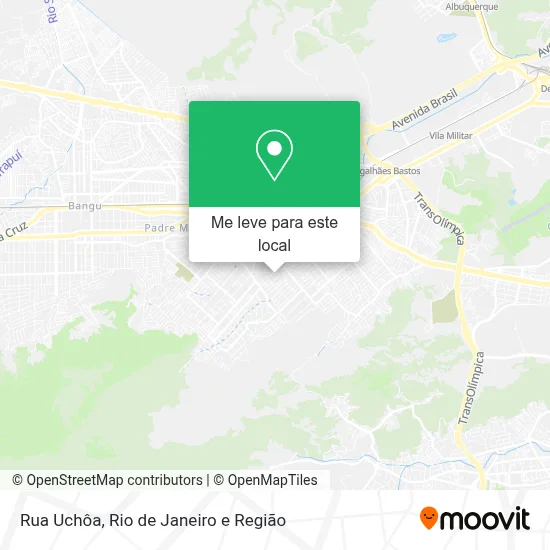 Rua Uchôa mapa