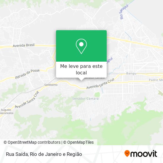 Rua Saída mapa