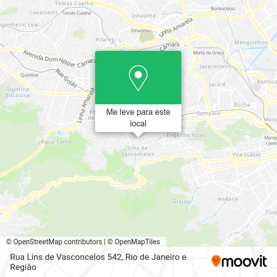 Rua Lins de Vasconcelos 542 mapa