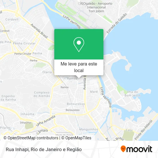 Rua Inhapi mapa