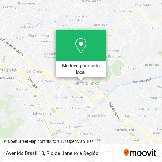 Avenida Brasil 13 mapa