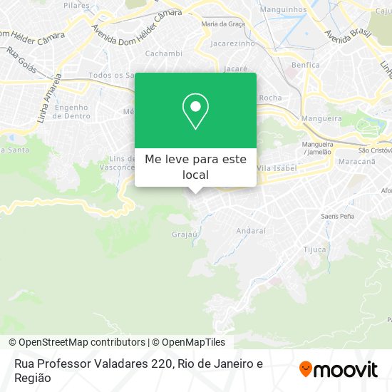 Rua Professor Valadares 220 mapa