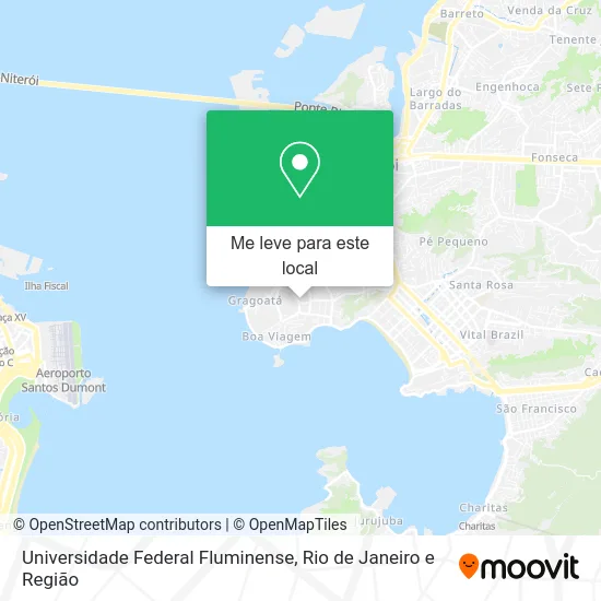 Universidade Federal Fluminense mapa