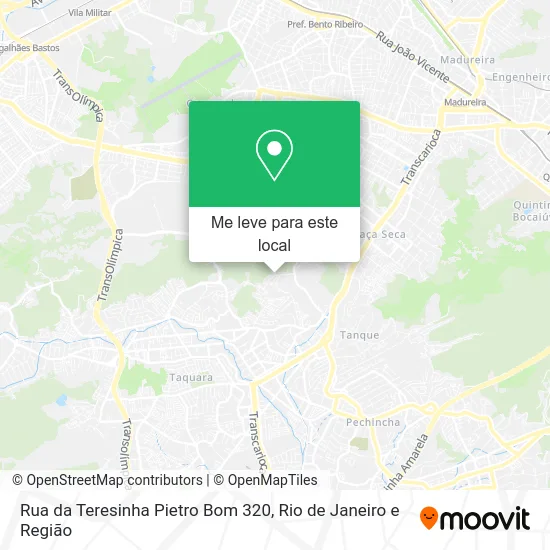 Rua da Teresinha Pietro Bom 320 mapa