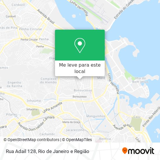 Rua Adail 128 mapa