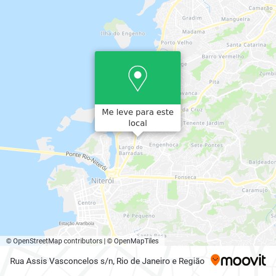 Rua Assis Vasconcelos s/n mapa