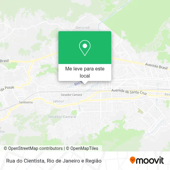 Rua do Cientista mapa