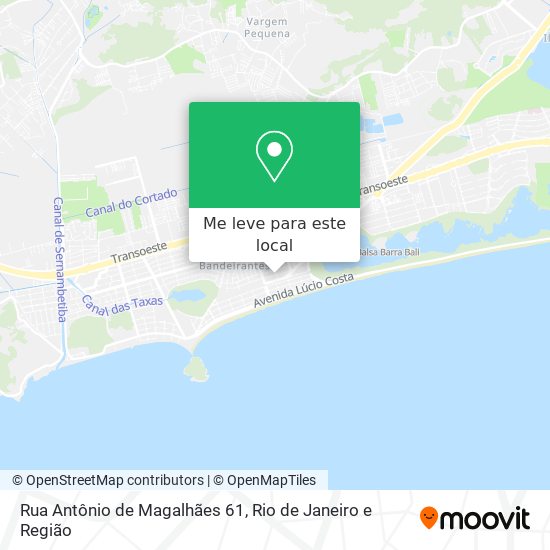Rua Antônio de Magalhães 61 mapa