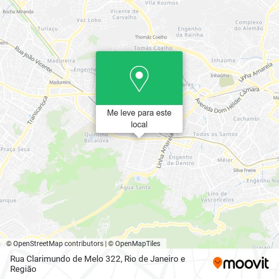 Rua Clarimundo de Melo 322 mapa