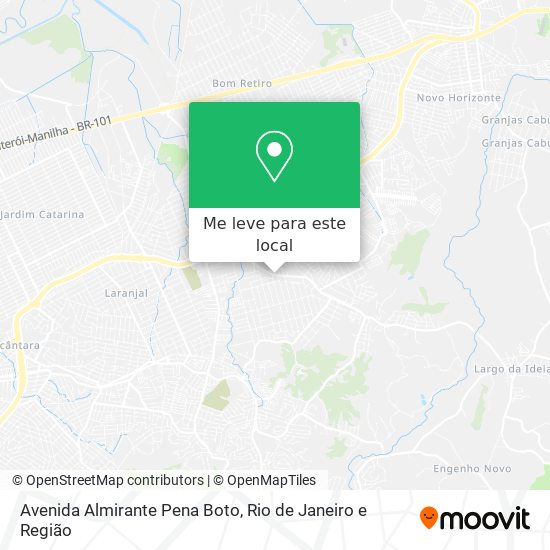 Avenida Almirante Pena Boto mapa