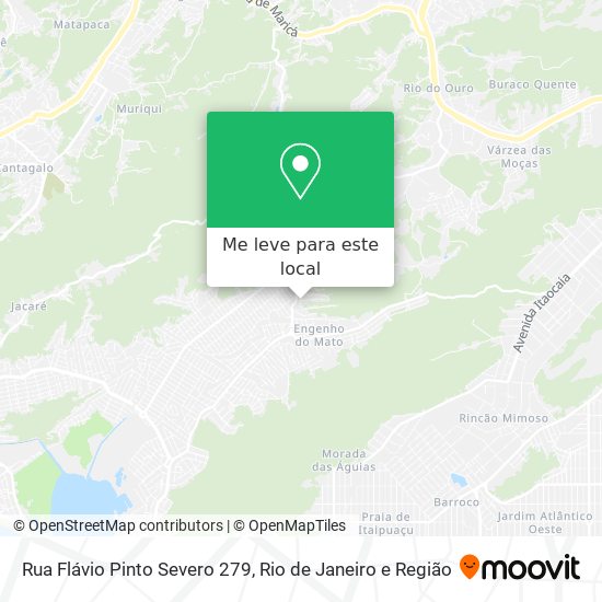 Rua Flávio Pinto Severo 279 mapa