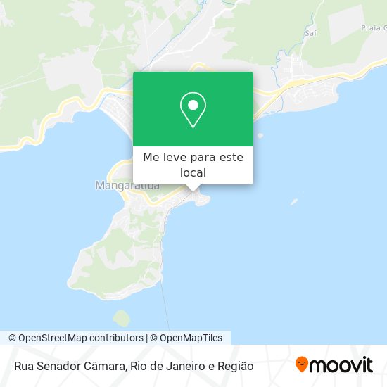 Rua Senador Câmara mapa