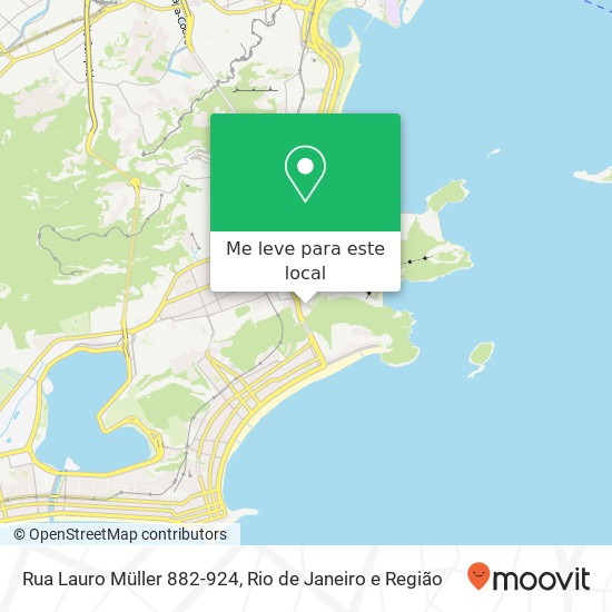 Rua Lauro Müller 882-924 mapa
