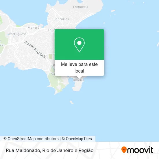 Rua Maldonado mapa