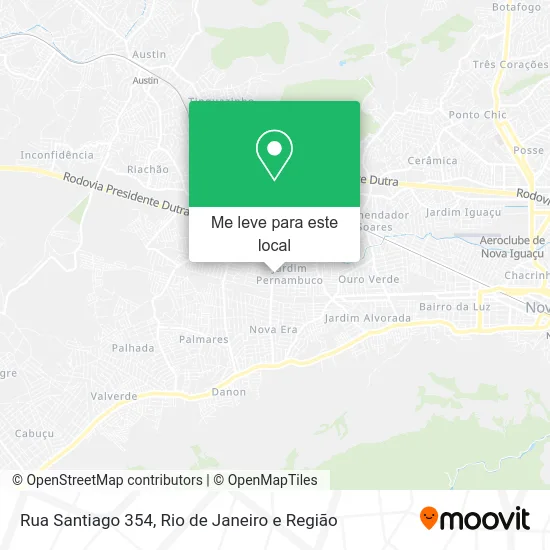 Rua Santiago 354 mapa