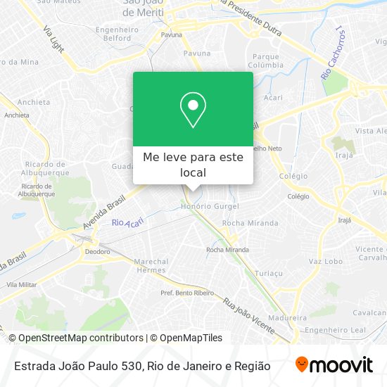 Estrada João Paulo 530 mapa