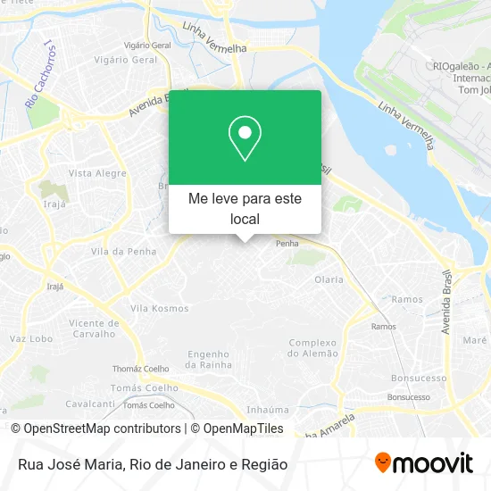 Rua José Maria mapa