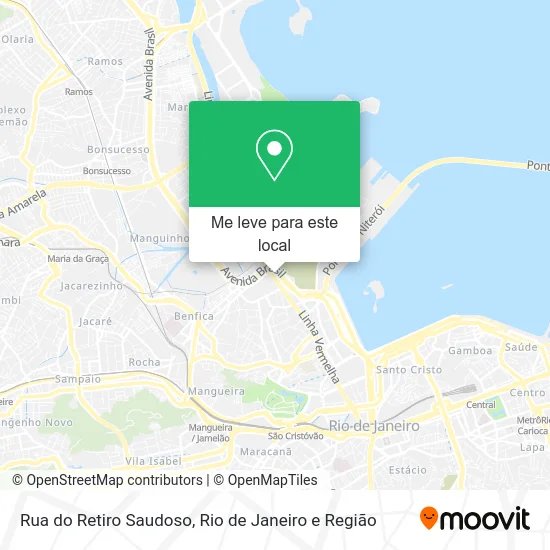 Rua do Retiro Saudoso mapa
