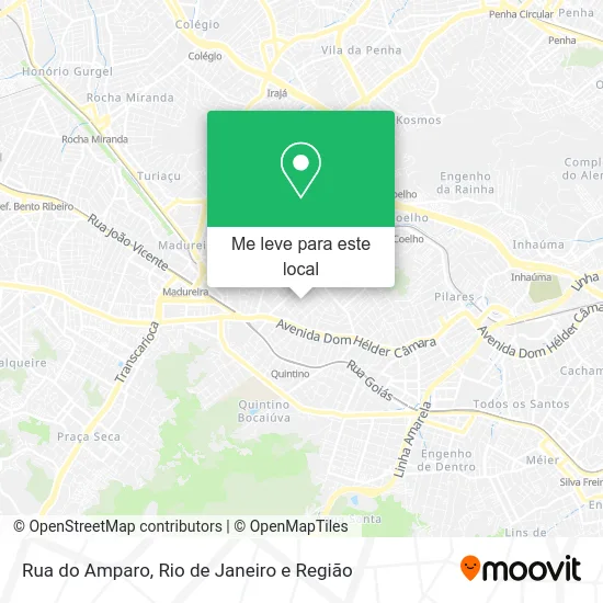 Rua do Amparo mapa