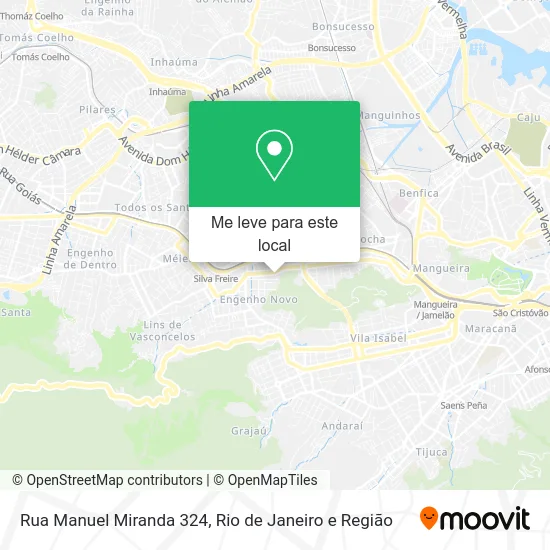 Rua Manuel Miranda 324 mapa