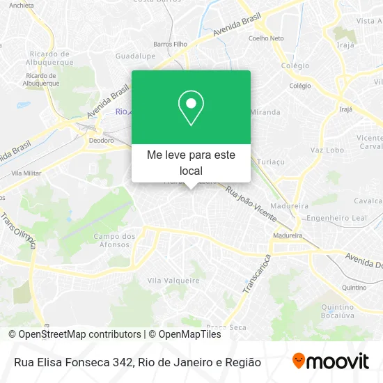 Rua Elisa Fonseca 342 mapa
