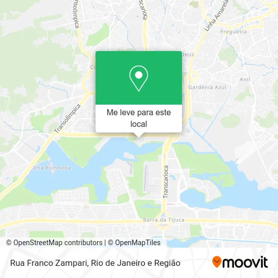 Rua Franco Zampari mapa