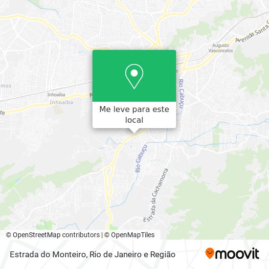 Estrada do Monteiro mapa