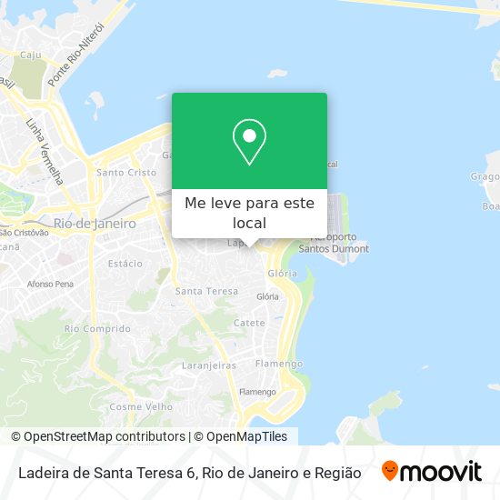 Ladeira de Santa Teresa 6 mapa