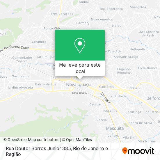 Rua Doutor Barros Junior 385 mapa