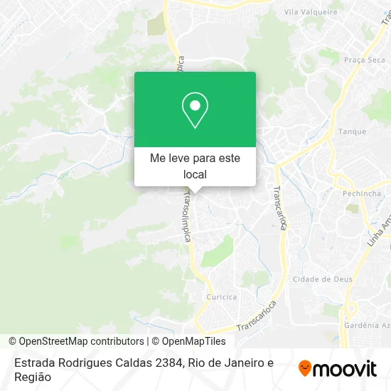 Estrada Rodrigues Caldas 2384 mapa