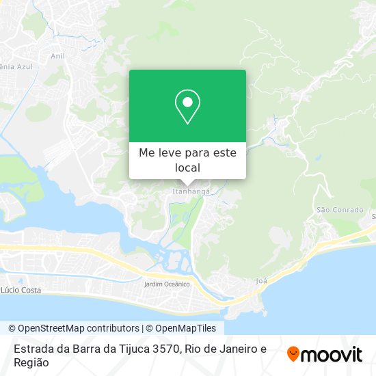 Estrada da Barra da Tijuca 3570 mapa