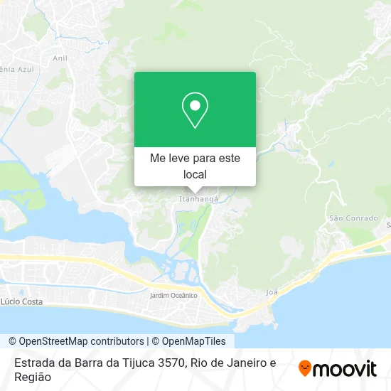 Estrada da Barra da Tijuca 3570 mapa