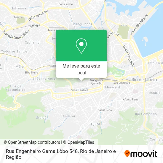 Rua Engenheiro Gama Lôbo 548 mapa