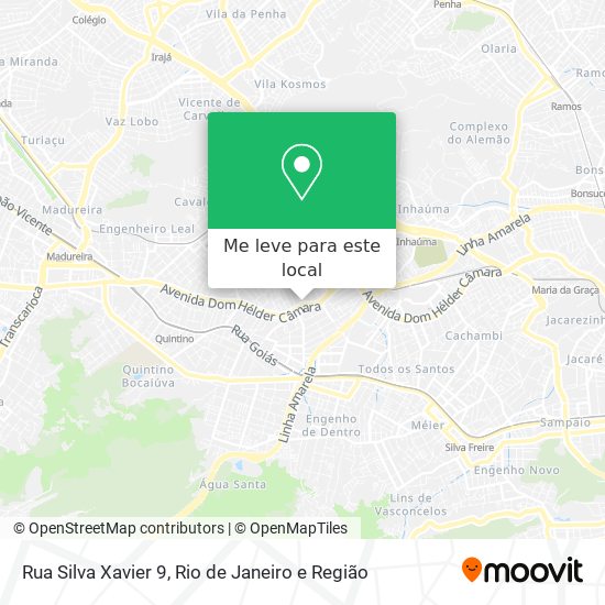 Rua Silva Xavier 9 mapa