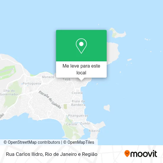 Rua Carlos Ilidro mapa