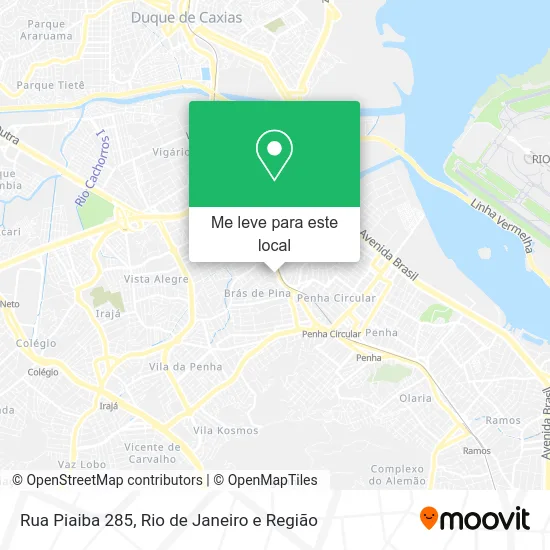 Rua Piaiba 285 mapa