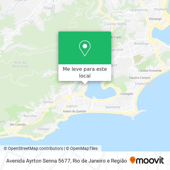 Avenida Ayrton Senna 5677 mapa