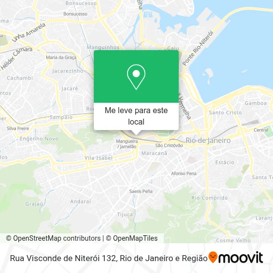Rua Visconde de Niterói 132 mapa